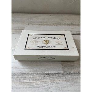 The original fine soap fresh cotton scent made in Scotland